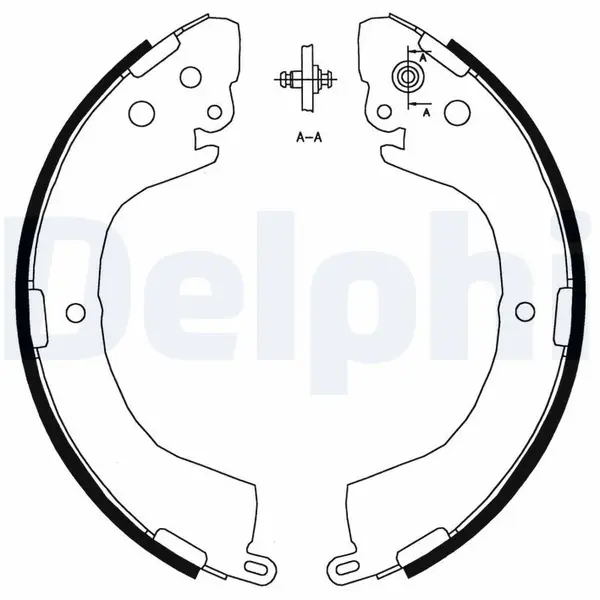 Set saboti frana DELPHI LS1826