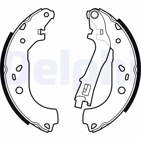 Set saboti frana DELPHI LS1979