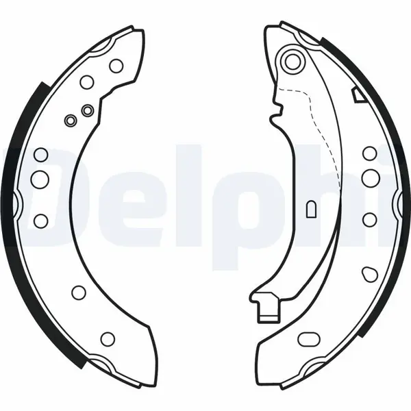 Set saboti frana DELPHI LS2002