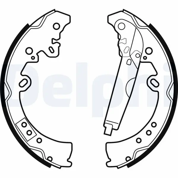 Set saboti frana DELPHI LS2039
