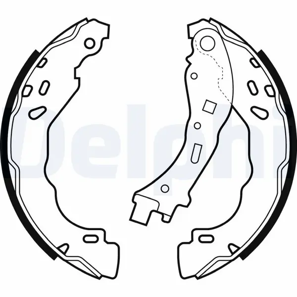 Set saboti frana DELPHI LS2065