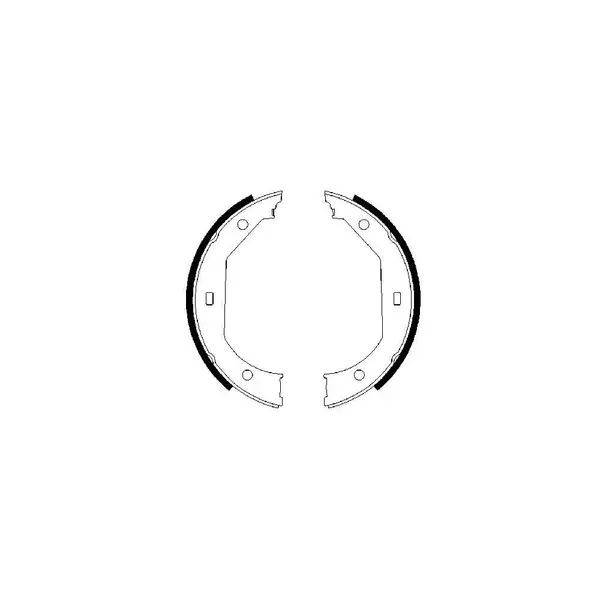 Set saboti frana, frana de mana BOSCH 0 986 487 607