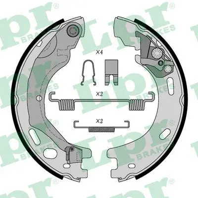 Set saboti frana, frana de mana LPR 09570