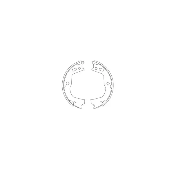 Set saboti frana, frana de mana TRW GS8803