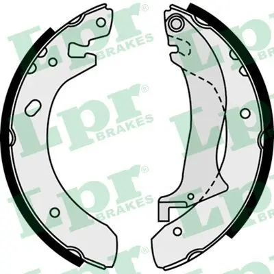 Set saboti frana LPR 07510