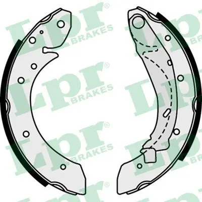 Set saboti frana LPR 07730