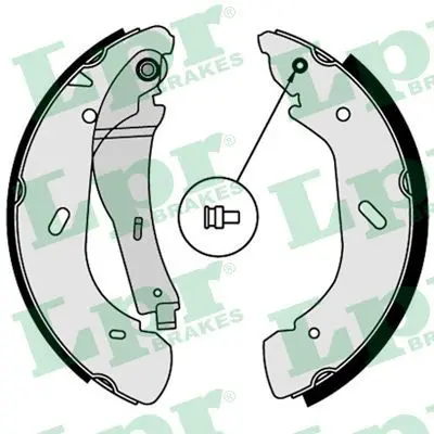 Set saboti frana LPR 07790