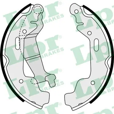 Set saboti frana LPR 08110