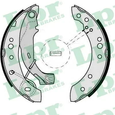 Set saboti frana LPR 08150