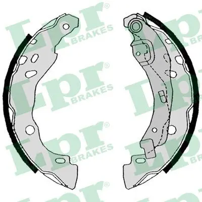 Set saboti frana LPR 08630