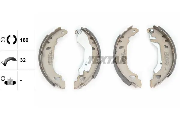 Set saboti frana TEXTAR 91049100