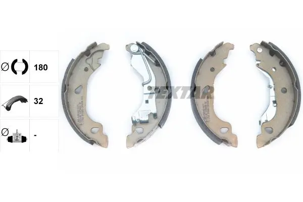 Set saboti frana TEXTAR 91054400