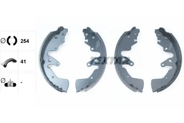 Set saboti frana TEXTAR 91068700