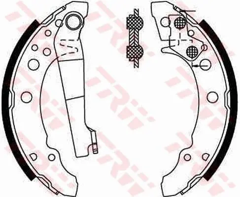 Set saboti frana TRW GS8166