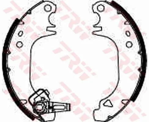 Set saboti frana TRW GS8322