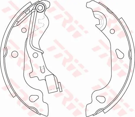 Set saboti frana TRW GS8687