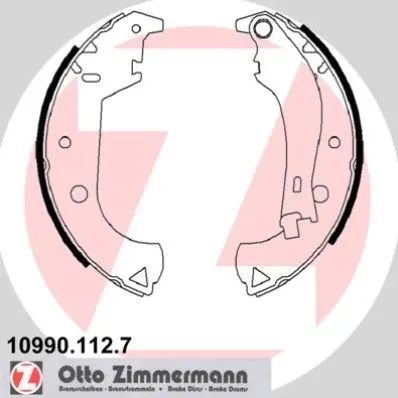 Set saboti frana ZIMMERMANN 10990.112.7