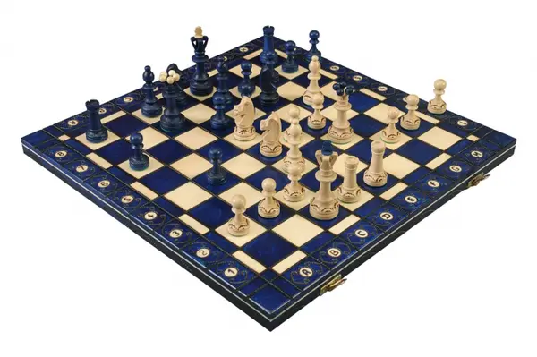 Set sah Ambassador - Albastru