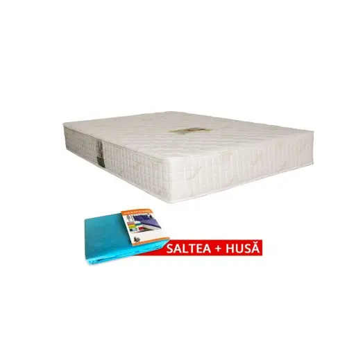 Set Saltea Pocket Spring Saltex 900x2000 + Husa cu elastic