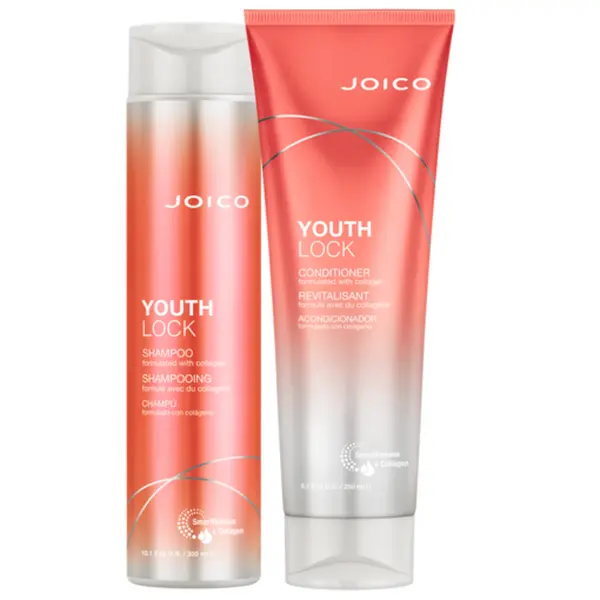 Set sampon si conditioner Joico YouthLock 300+250ml