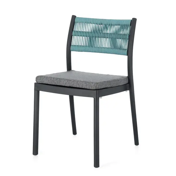 Set scaune 3+1 gratis ALVIN ANTHRACITE SIMPLY - Turquoise