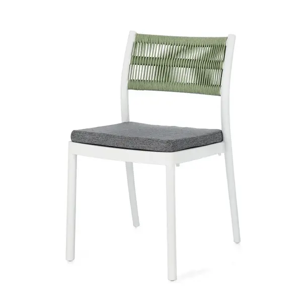 Set scaune 3+1 gratis ALVIN WHITE SIMPLY - Verde