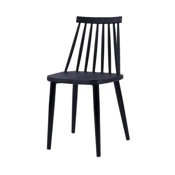Set scaune 3+1 gratis CATALDO UNI - Negru