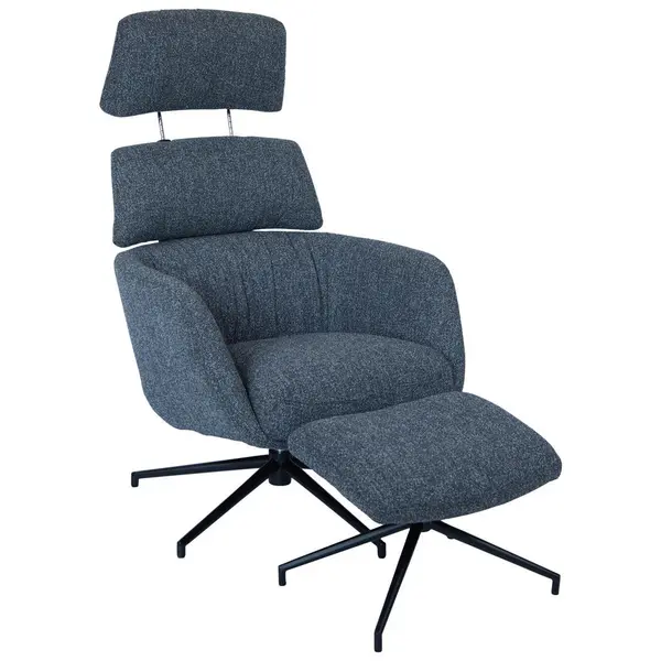 Set Scaune De Relaxare din textil, gri