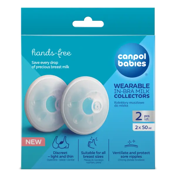 Set scoica colectoare de lapte 1/700, 2 bucati, Canpol babies