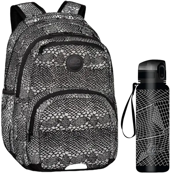 Set școlar Cool Pack - Rucsac Flash Dragon și sticlă de apă Render