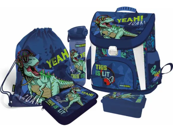 Set școlar Lizzy Card Dino Roar - 5 în 1