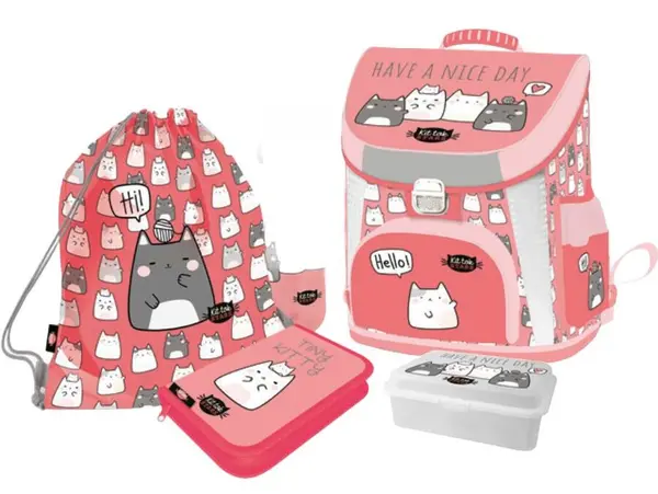Set școlar Lizzy Card Kittok Catto - 5 în 1