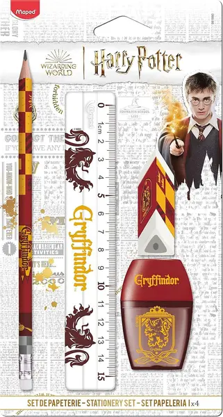 Set școlar Maped Harry Potter - Gryffindor, 4 piese