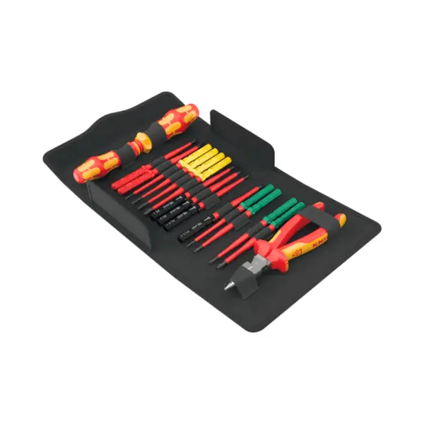 Set scule izolate Kraftform Kompakt VDE 17, 1000V, 17 piese, Wera 05006610001