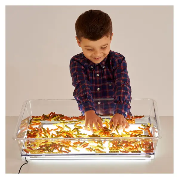 Set senzorial, panou luminos A3 LED cu tava, TickiT multicolor