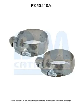 Set sistem esapament (kit de montare) potrivit MERCEDES C (CL203), C T-MODEL (S203), C (W203), CLC (CL203), CLK (C209) 2.1D 2.2D 03.03-06.11