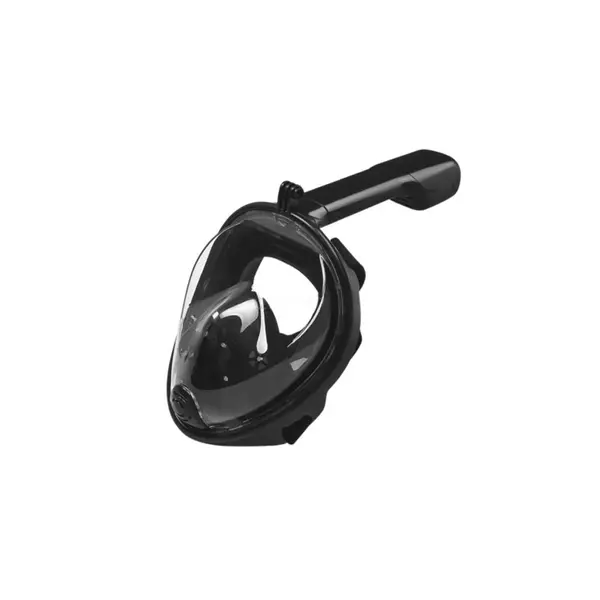 Set snorkeling, masca full face, tub de respiratie, sac de depozitare, dopuri pentru urechi, garnitura suplimentara, suport pentru camera GoPro, pliabila
