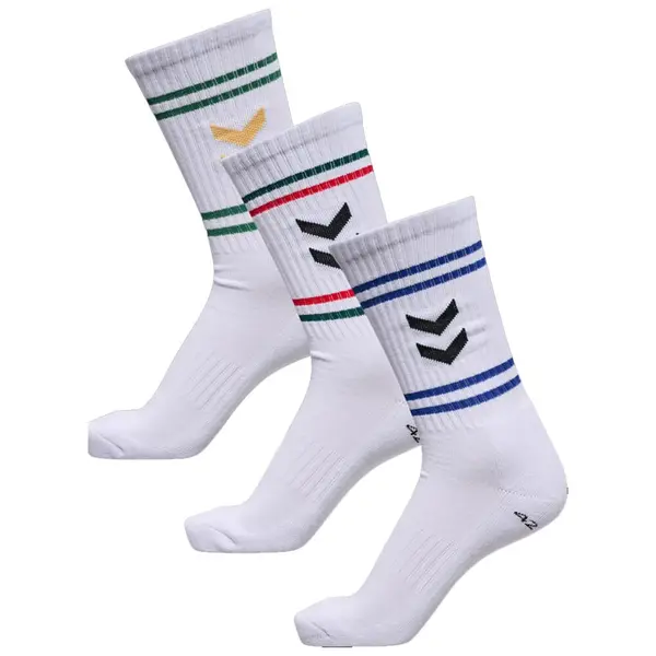 Set Sosete hummel CHEVRON 3 PERECHI LUNGI, 43-45 - 43-45