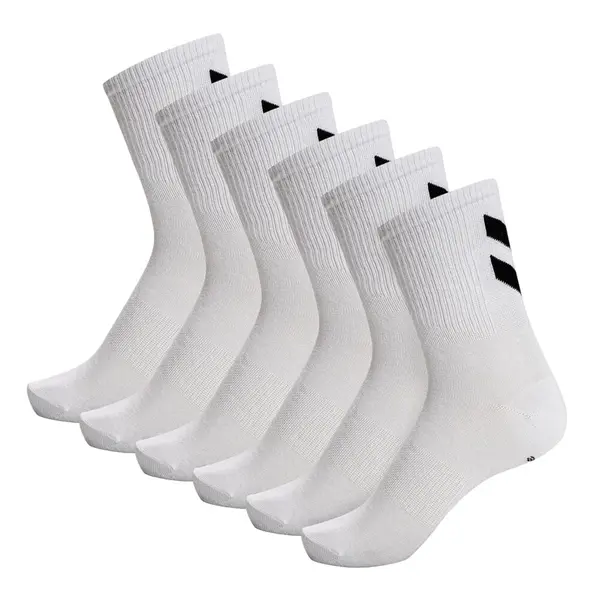 Set Sosete hummel CHEVRON 6 PERECHI - 9001 White, 36-40