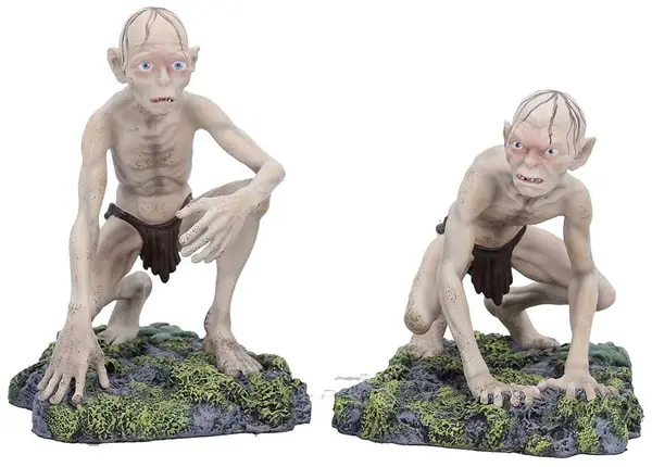 Set statuete Nemesis Now Movies: Тhe Lord of the Rings - Gollum and Smeagol, 13 cm