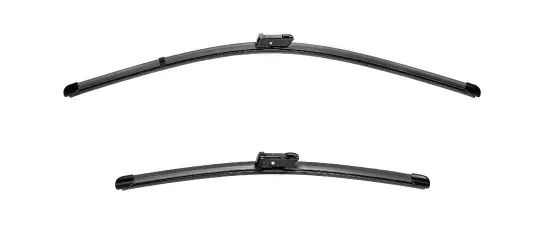 Set stergatoare parbriz VALEO SILENCIO FLAT BLADE 574743, lungime 550 mm, lama stergator lata, cu spoiler