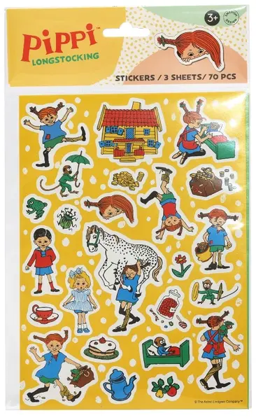 Set stickere Micki - Pippi Șosețica, 70 buc