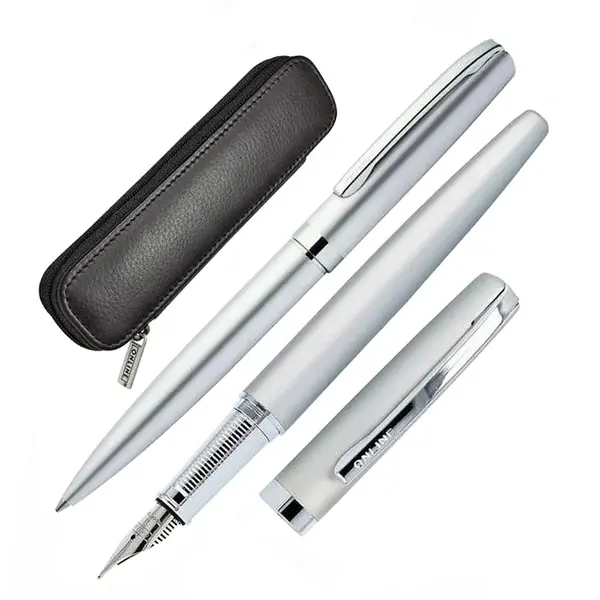 Set stilou și pix Online Eleganza - Silver