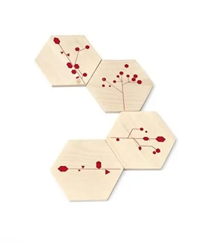 Set suport pentru pahar Red Berries | Studio Roof