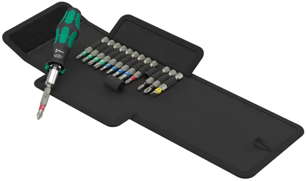 Set șurubelniță cu biți Wera - Kraftform Kompakt 838, RA S Set 1, 14 piese