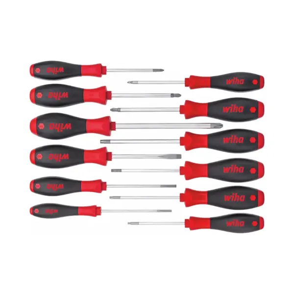 Set surubelnite cu lame rotunde, 12 piese, Wiha SoftFinish 41002