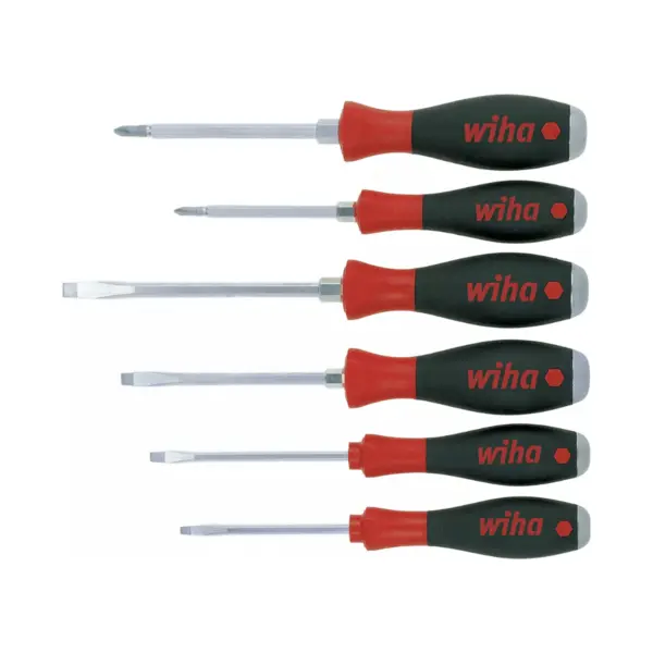 Set surubelnite cu profil hexagonal si cap de lovire, 6 piese, Wiha SoftFinish 21250