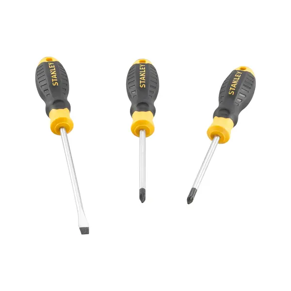 Set surubelnite Stanley STHT16168-0, CushionGrip , 3 bucati, Negru-Galben