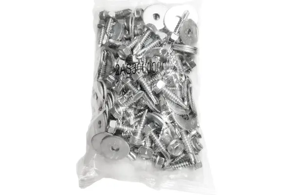 Set suruburi si saibe pentru montarea cremalierei crm4, 6x25mm, 60 buc/set, 2AS3060000