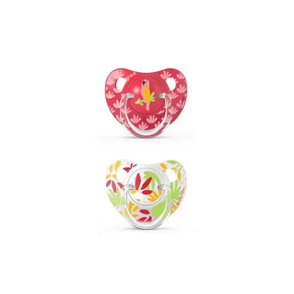 Set suzete anatomice din silicon 6-18 luni, Jungle, Suavinex | 2 bucati